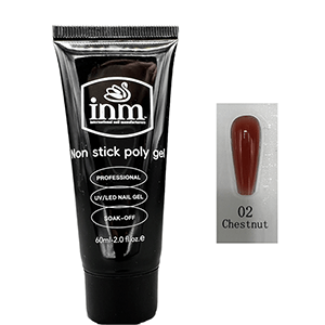 پلی ژل Non Stick INM شماره 02 رنگ Chestnut